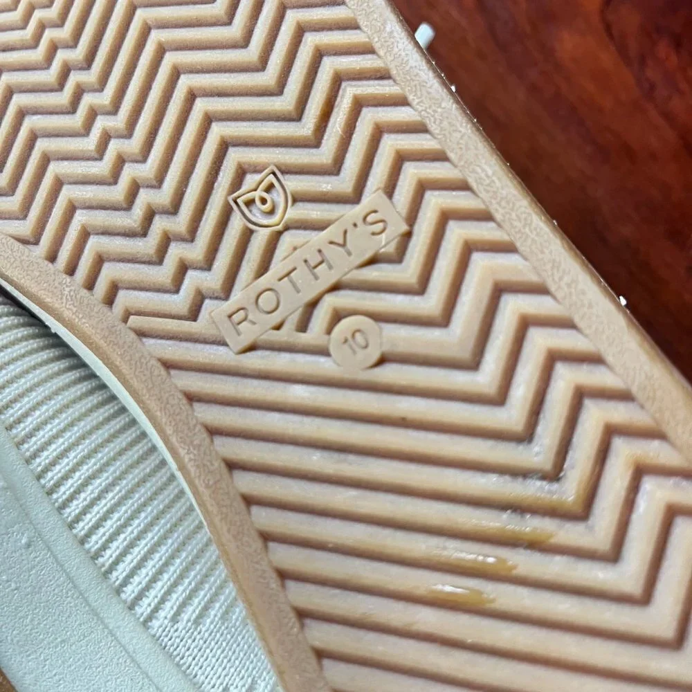 Rothy's The Lace Up - Off White‎ Sneakers. Size 10